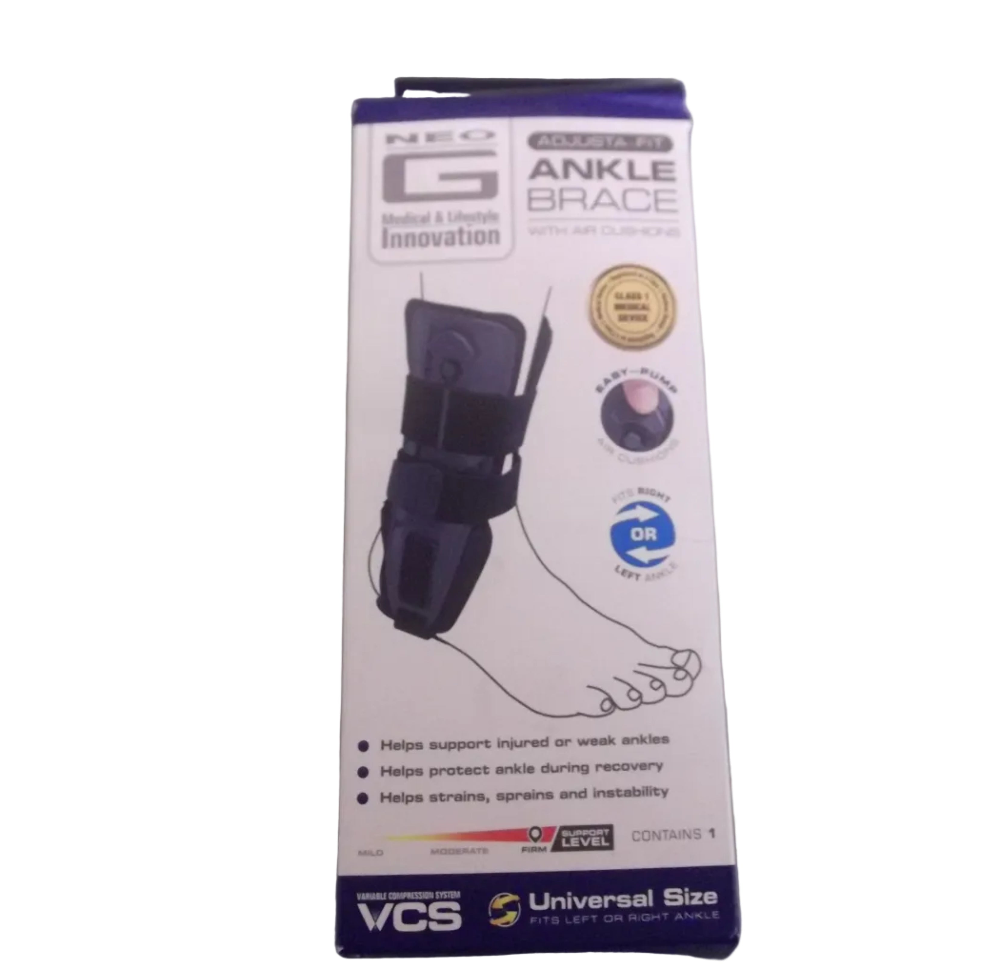 Neo G Ankle Brace with Air Cushions One Size