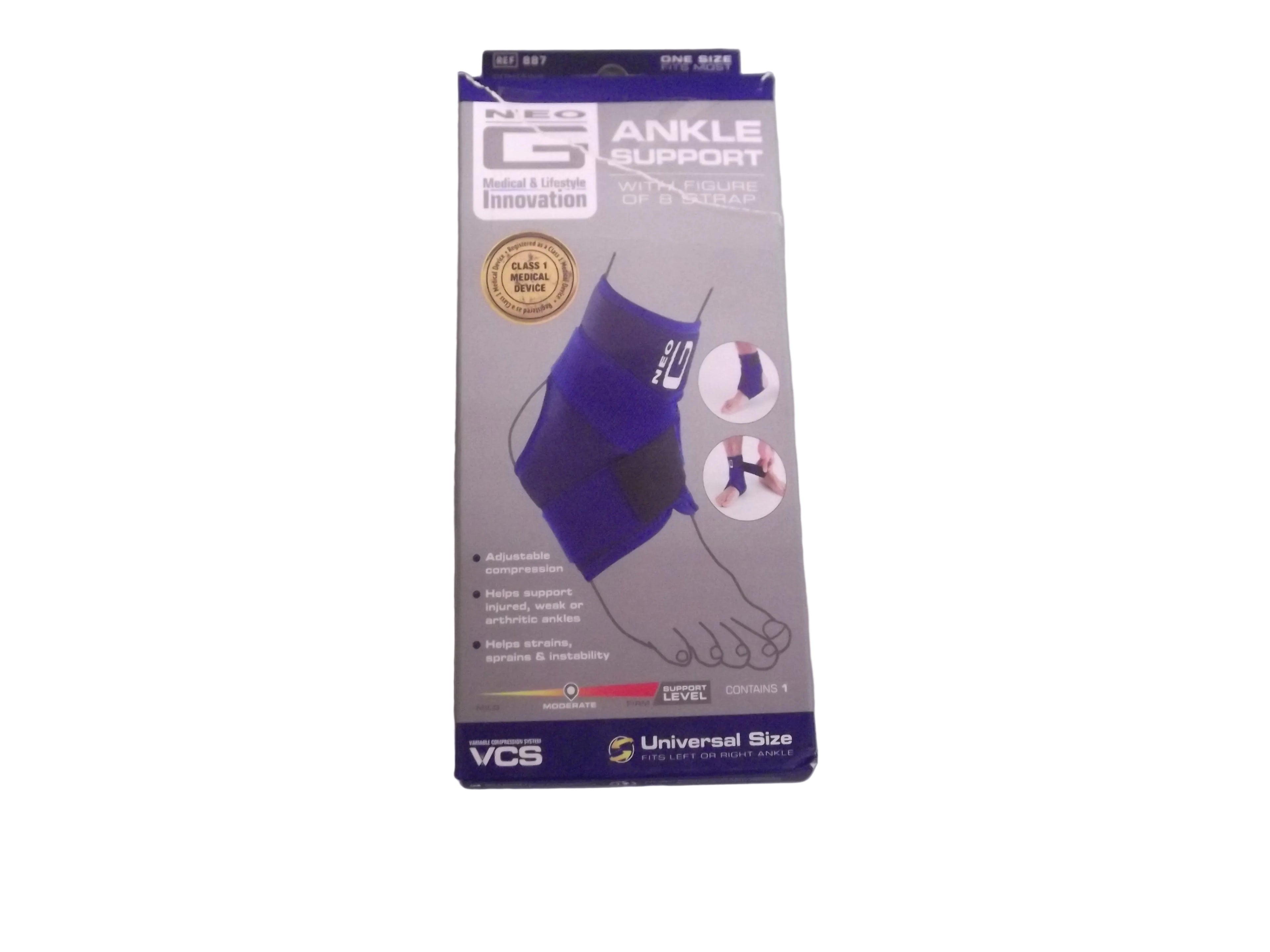 Neo G Ankle Support With Figure 8 Strap Universal Size