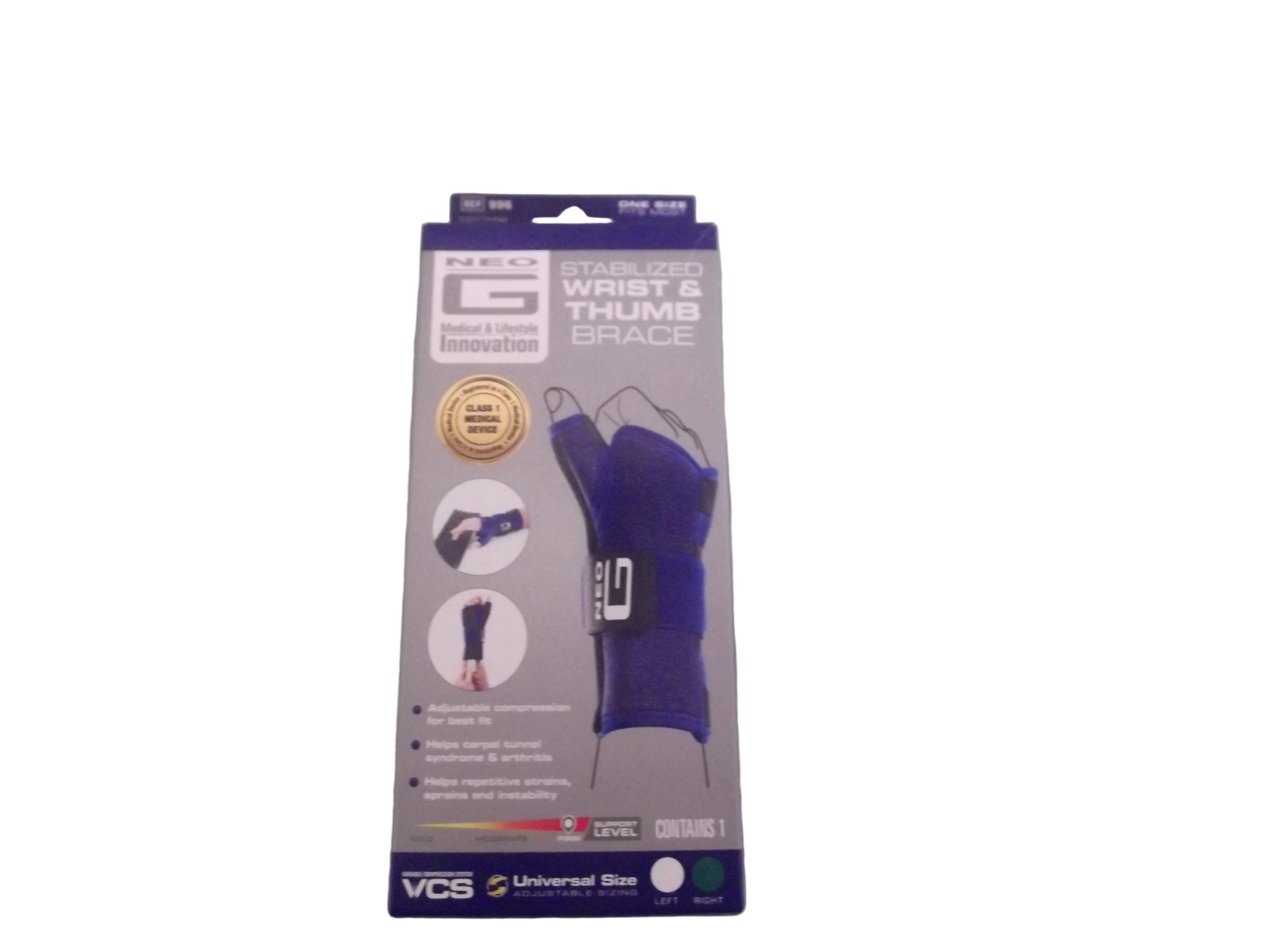 Neo G Stabilized Wrist and Thumb One Size - Right 